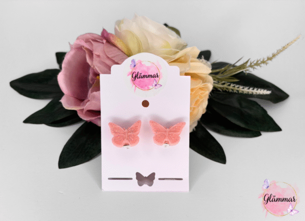 Klõpsuga kõrvarõngad Glammy Roosa