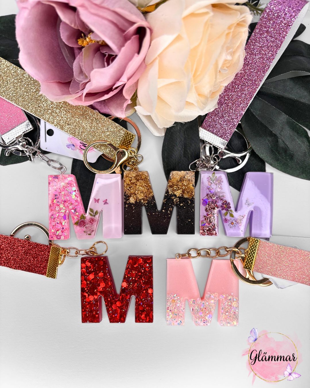 M nimetähe võtmehoidja