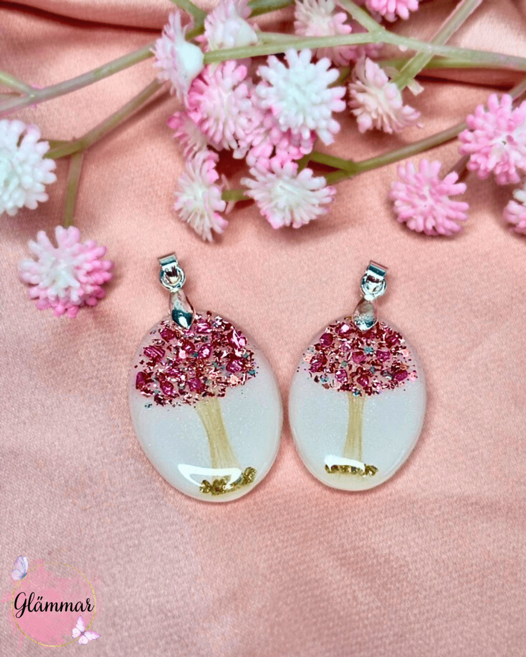 Lapse juuksesalgust kaelakee ripatsid ema ja tütre matchiv komplekt