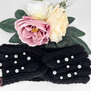 Akrüüllõngast peapael must